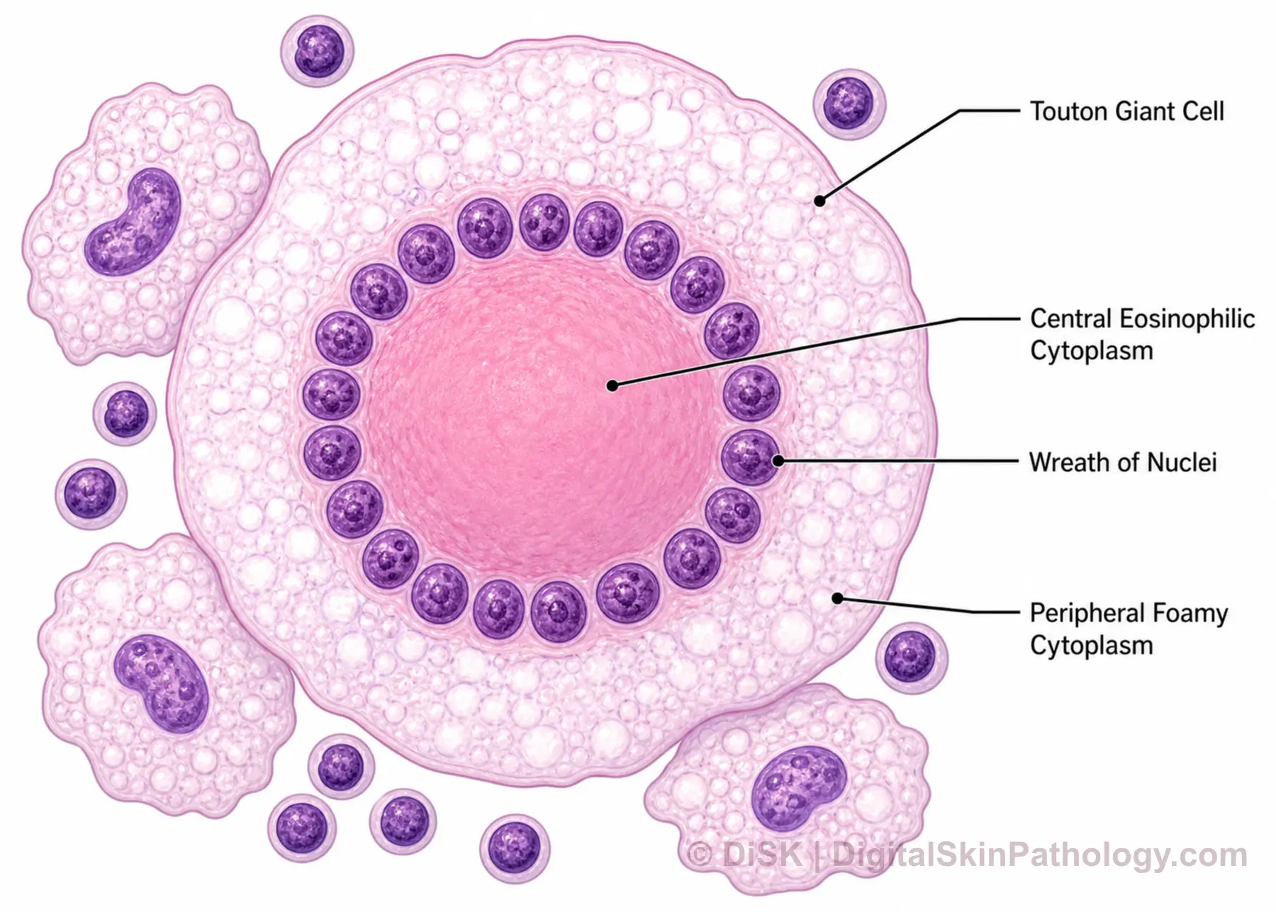 Touton Giant Cell (Xanthelasmatic Giant Cell) thumbnail